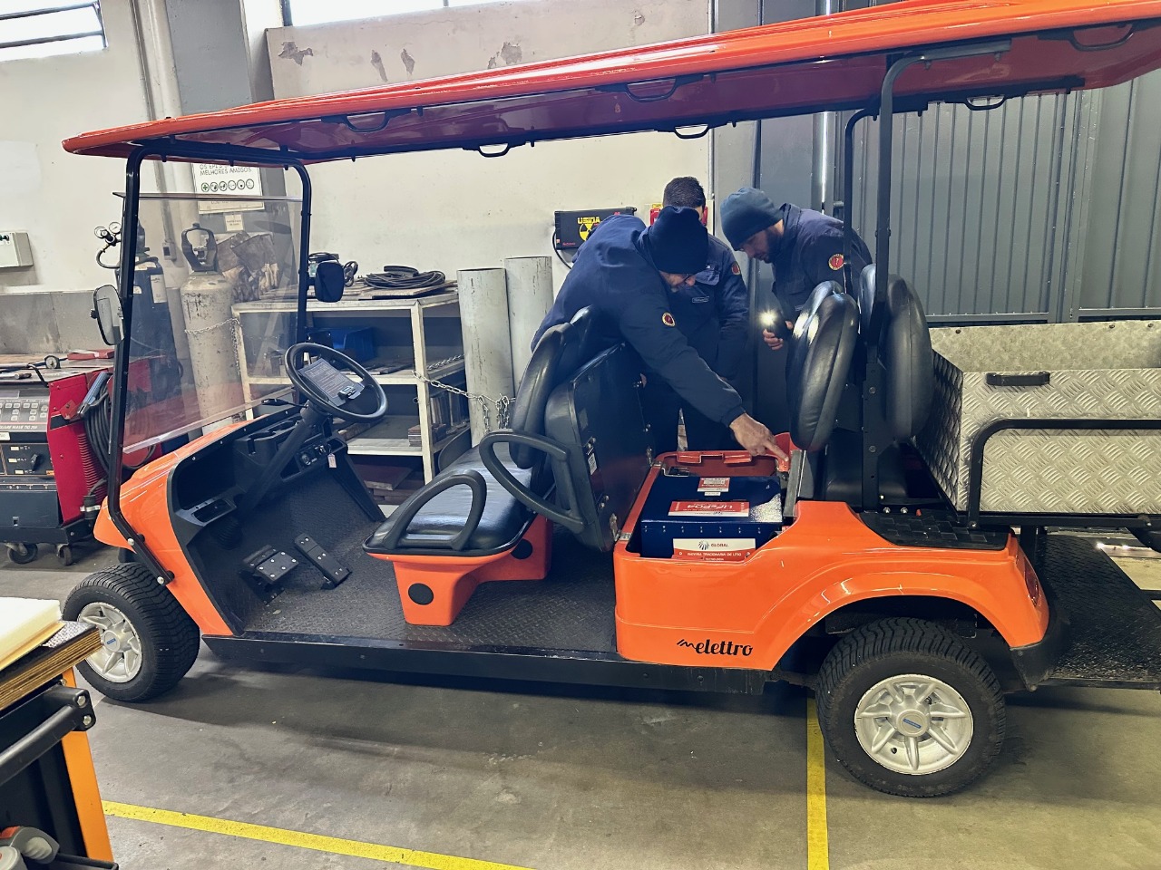 Instalação da Bateria