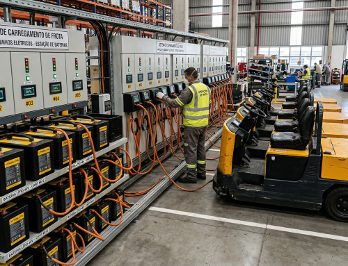 Baterias para frotas: recarga interna segura