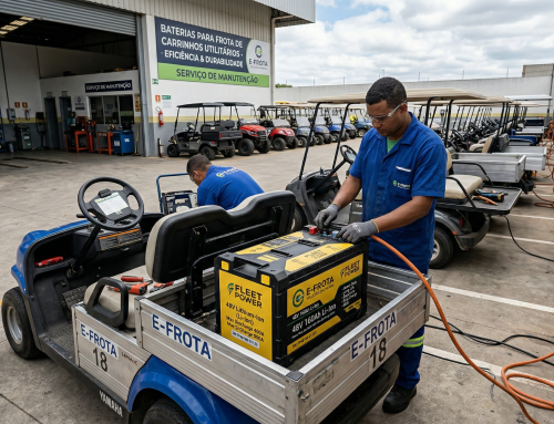 Bateria para frota: recarga centralizada sem gargalo