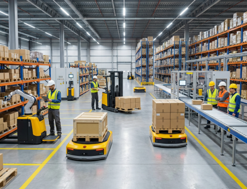 Bateria para robôs: integração elétrica em AMR/AGV